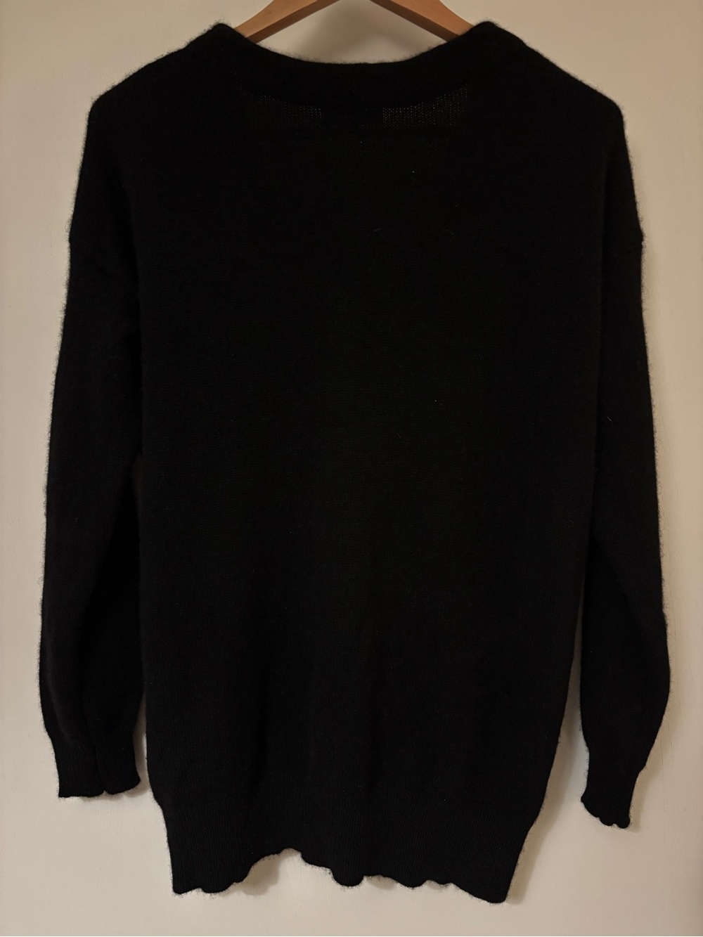 Quince Cardigan 100% Yak Wool Relaxed Fit Size Medium Androgynous Quiet Luxury - Picture 3 of 11